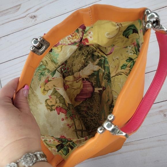 Brighton Orange Heart Handbag - Picture 8 of 9
